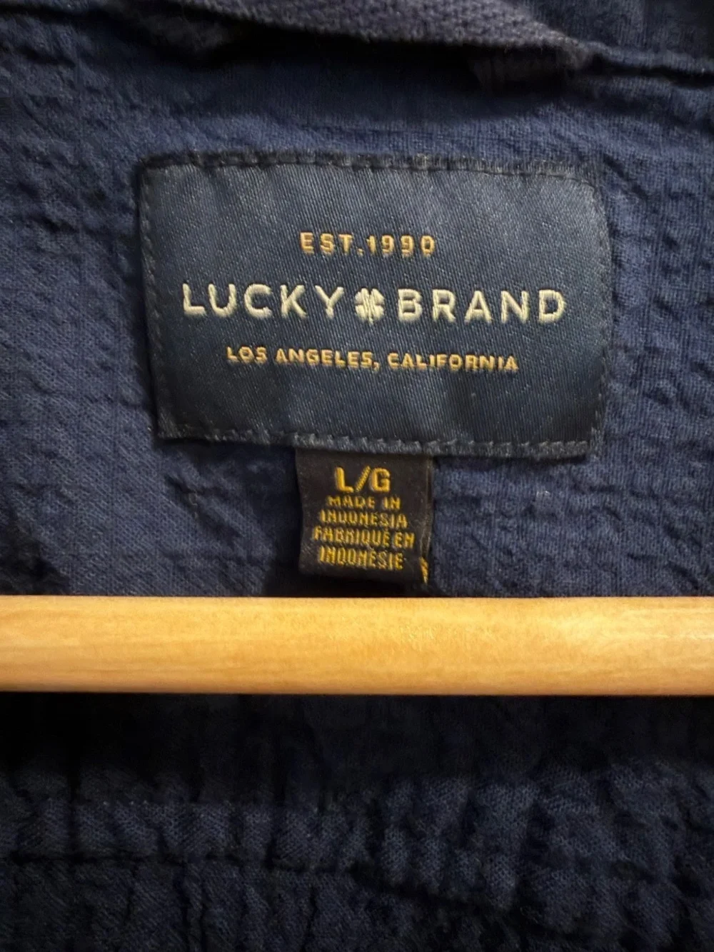 🌟 Bundle! Lucky Brand Seersucker & Premise Button Down Shirts L 🌟